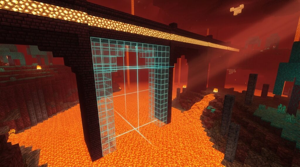 master your survival world with nether bridge blue 1767006403967