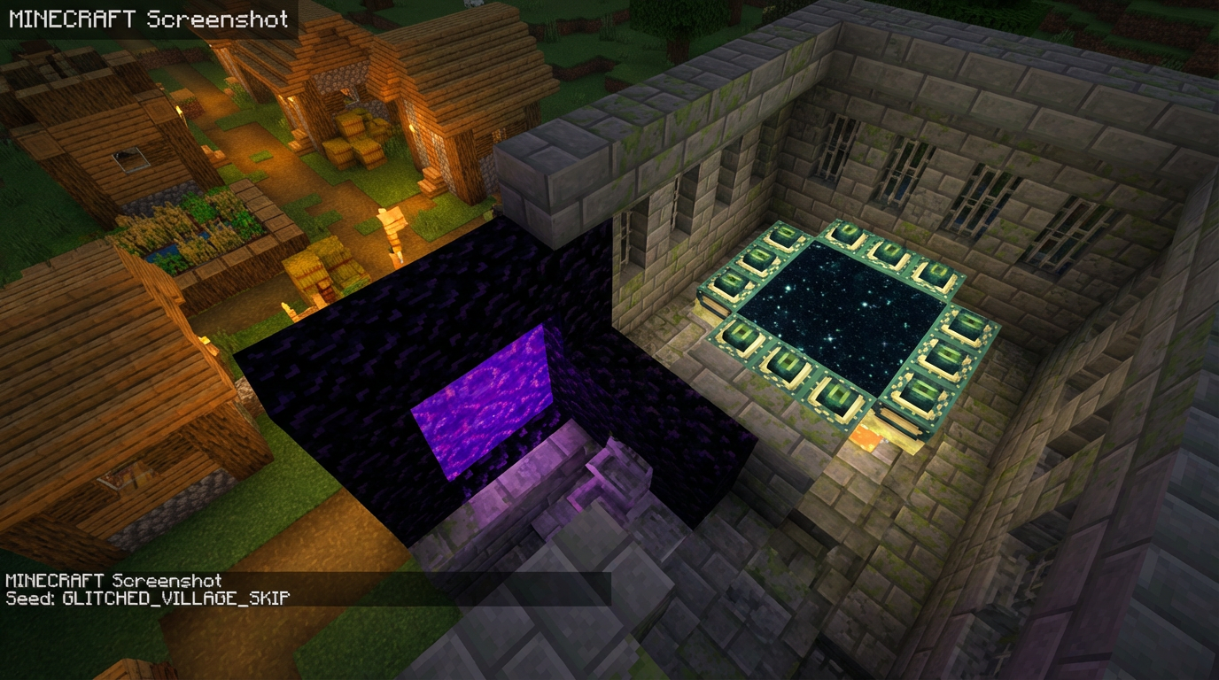Glitched Portal Seeds For Skipping The Nether