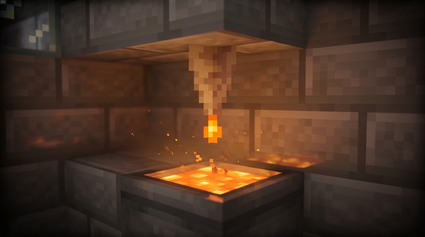 How to Build an Infinite Lava Source in Minecraft