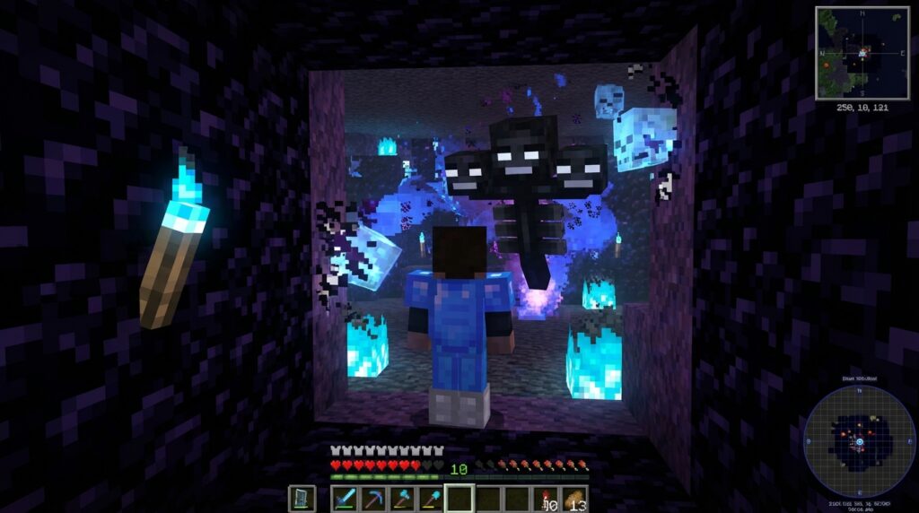 how to defeat the wither boss without losing your 1768474881761
