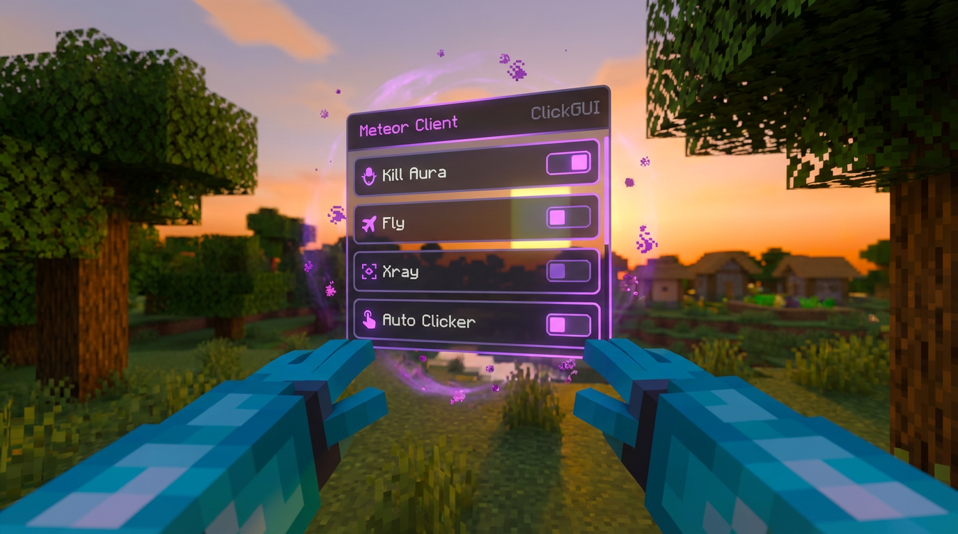 Launching Meteor And Configuring ClickGUI