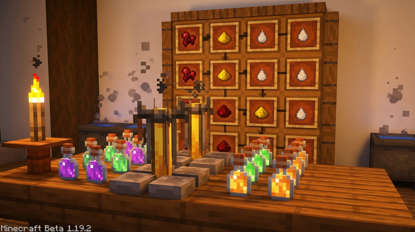 The Ultimate Minecraft Potion Brewing Chart And Recipe Guide