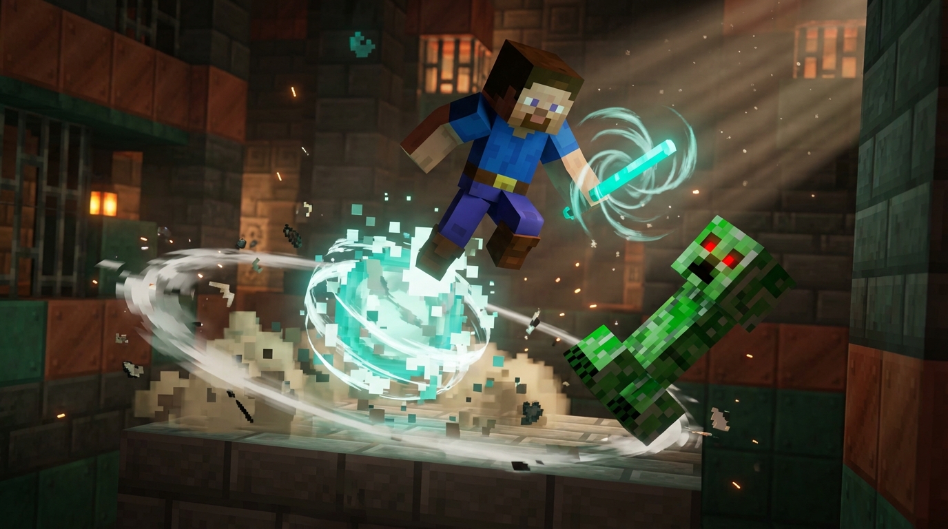 Creating Wind Charges For Combat And Movement