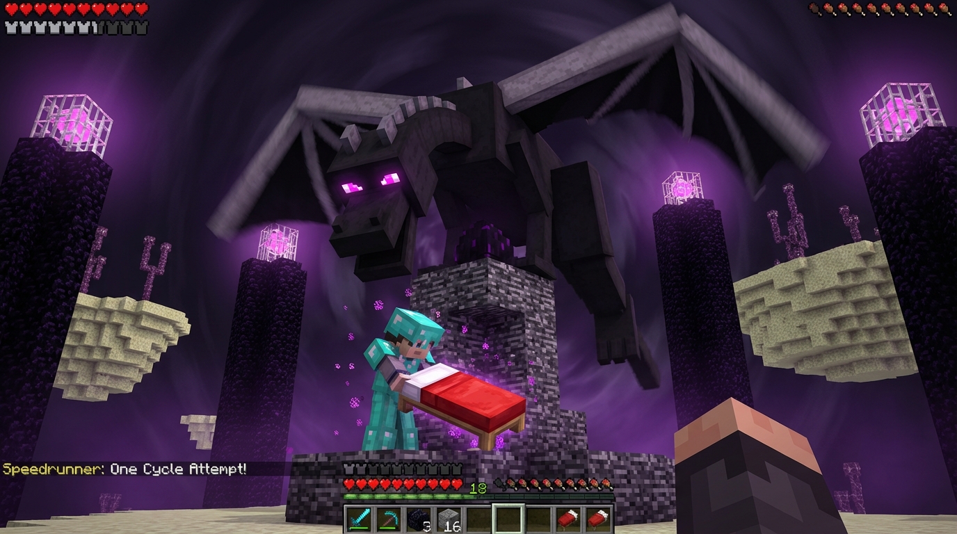 How To Master The One Cycle Ender Dragon Speedrun How To Master The One Cycle Ender Dragon Speedrun