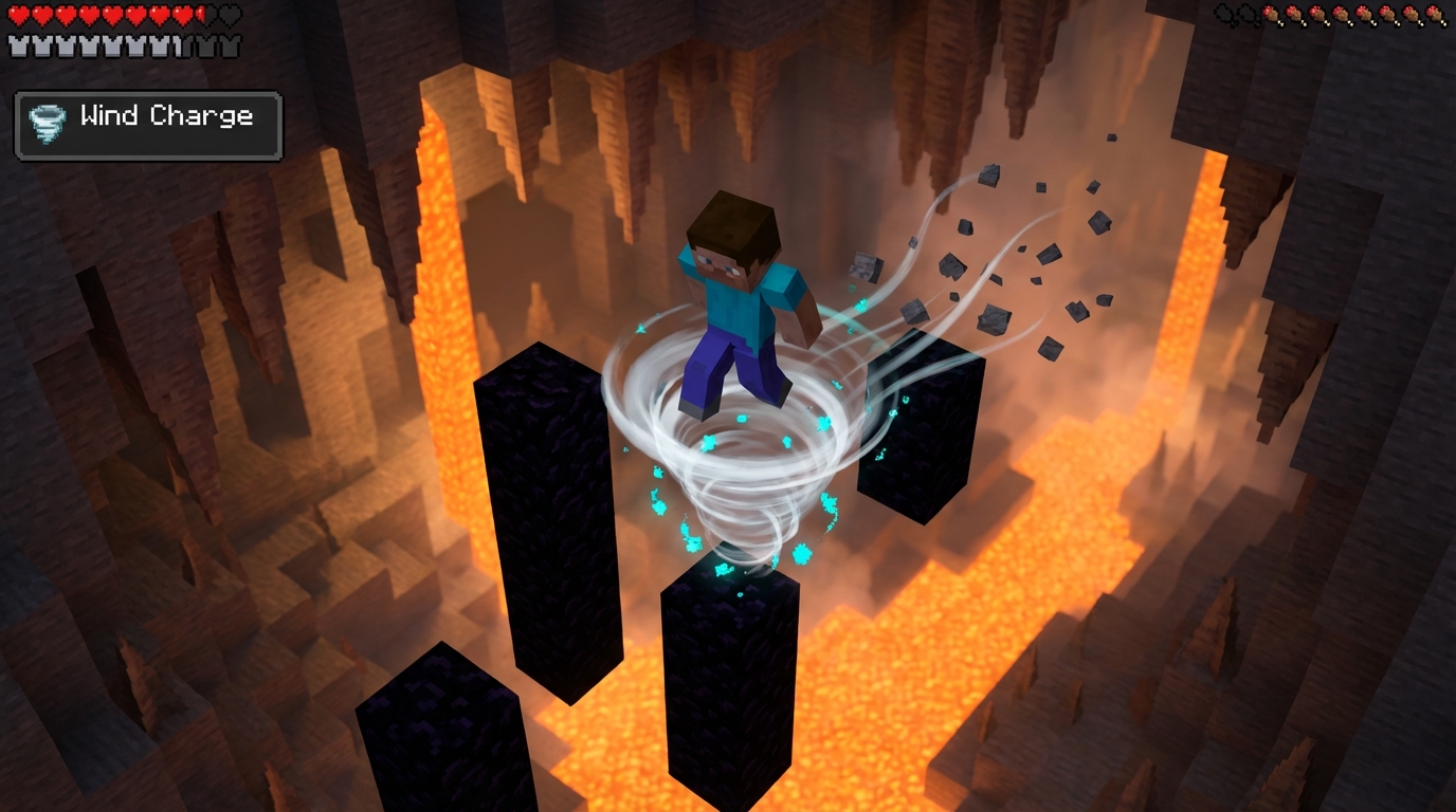 Mastering Pro Parkour With Mid-Air Wind Boosts