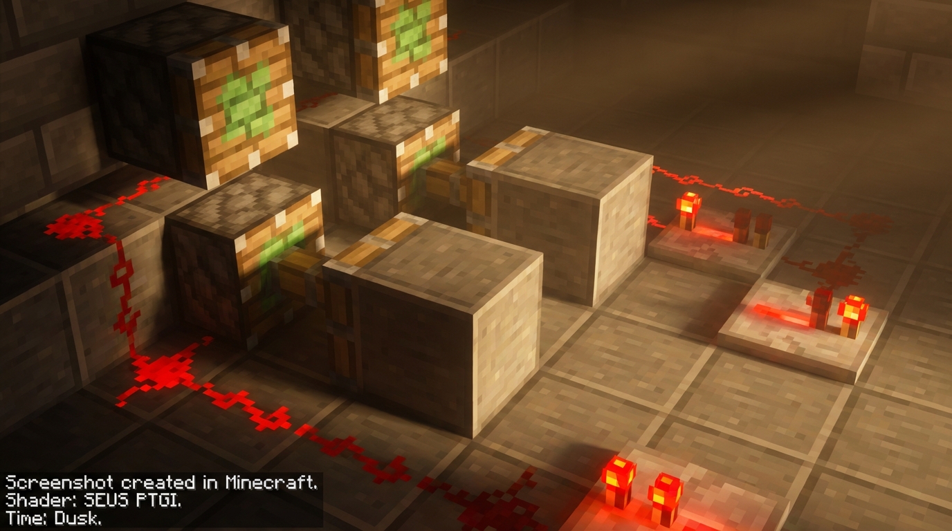 How To Build A Secret Piston Door To Hide Your Diamonds Building The Classic Jeb Door Mechanism