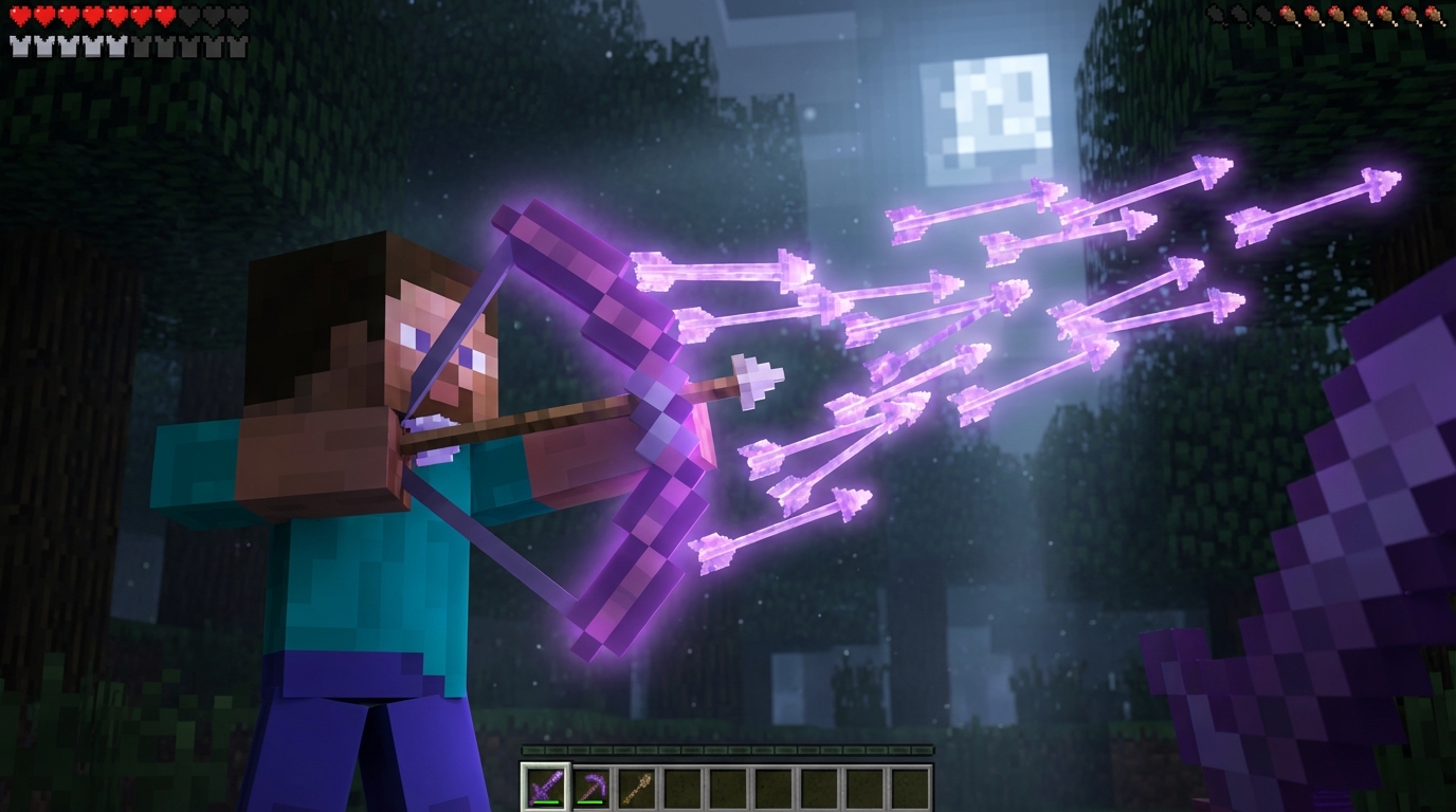 The Best Bow Enchantments For Your Ultimate Minecraft Sniper Build Choosing Infinity For Endless Ammo