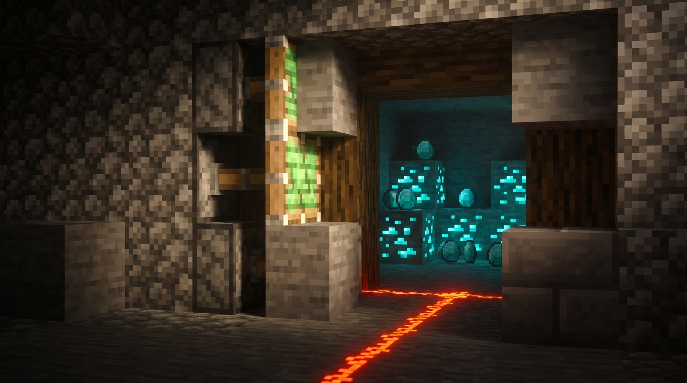 How To Build A Secret Piston Door To Hide Your Diamonds