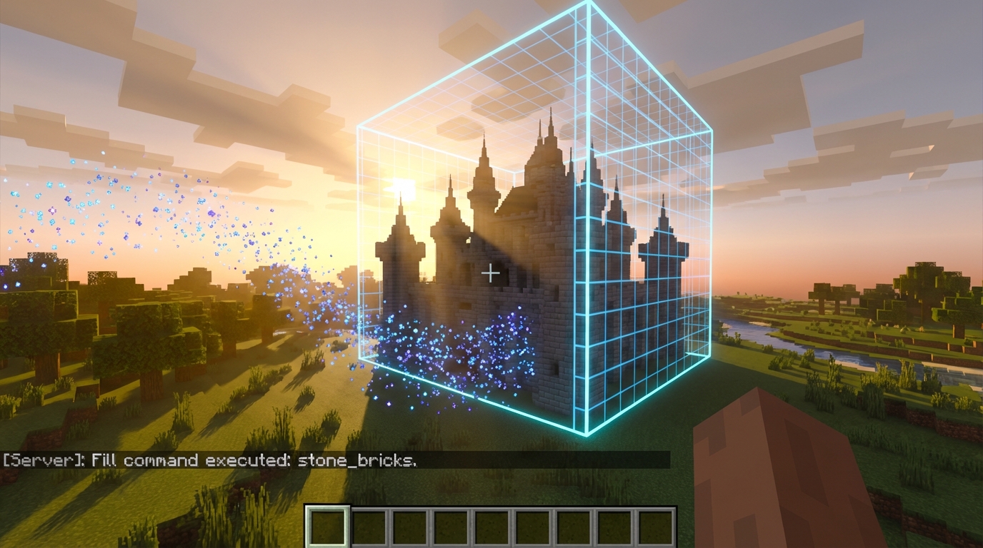 Minecraft Fill Command Tutorial: Build Massive Structures Instantly