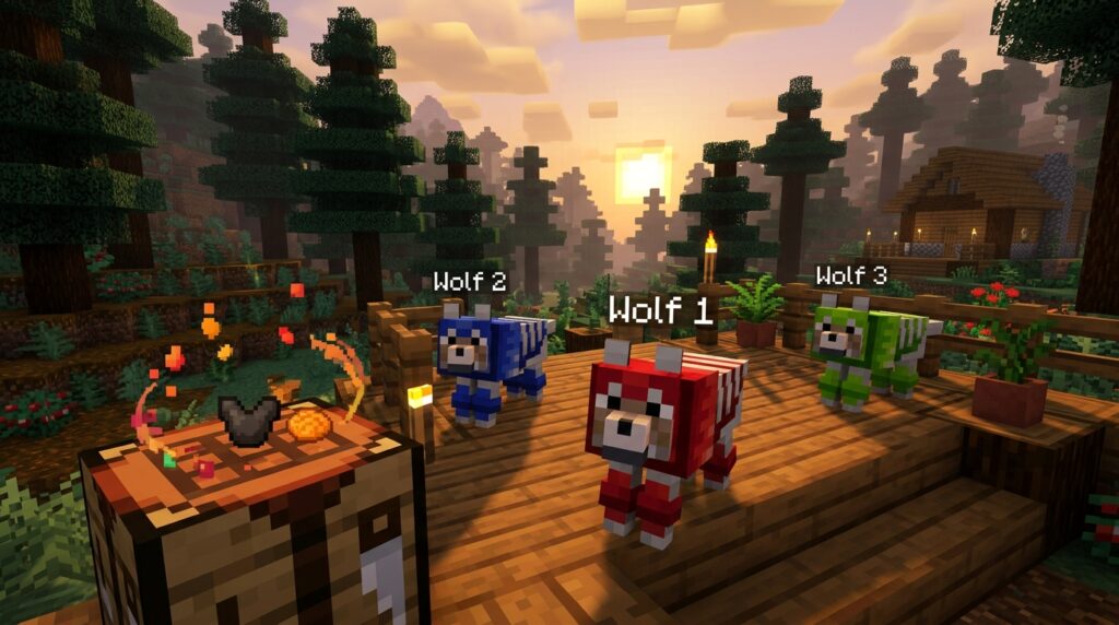 How To Use Wolf Armor Dye Recipes For Your Minecraft Pets how to use wolf armor dye recipes for your minecra 1775469676264