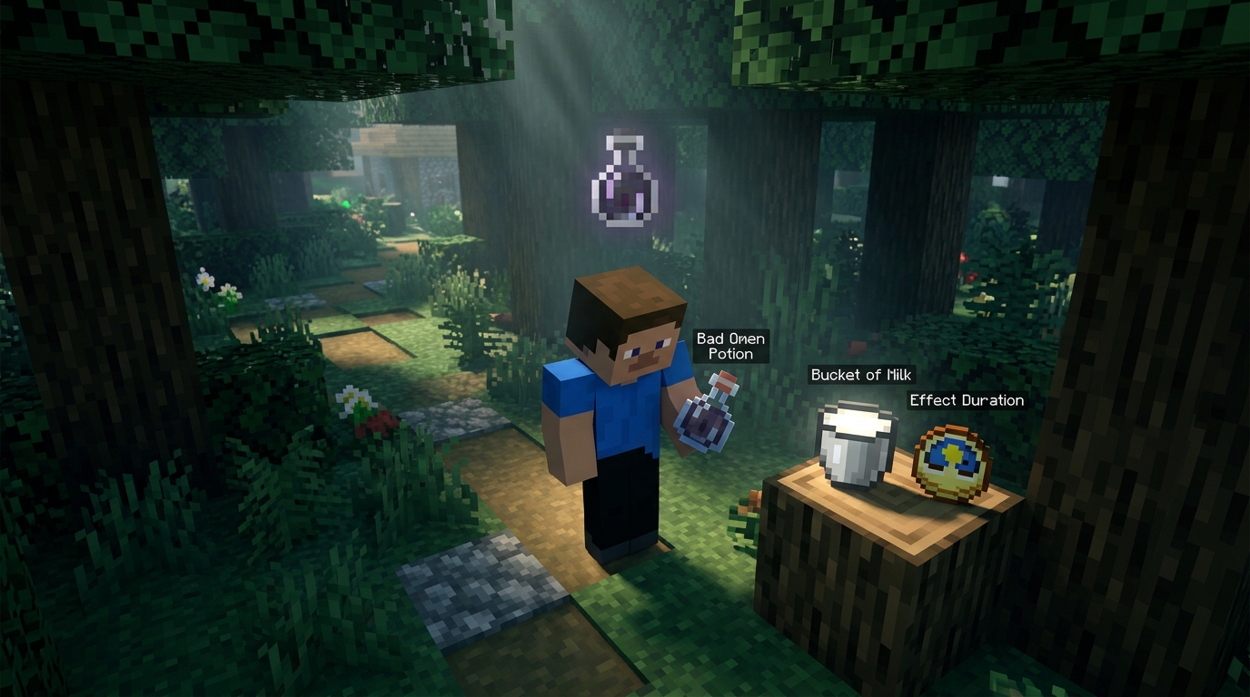 Managing Your Bad Omen Potion Duration