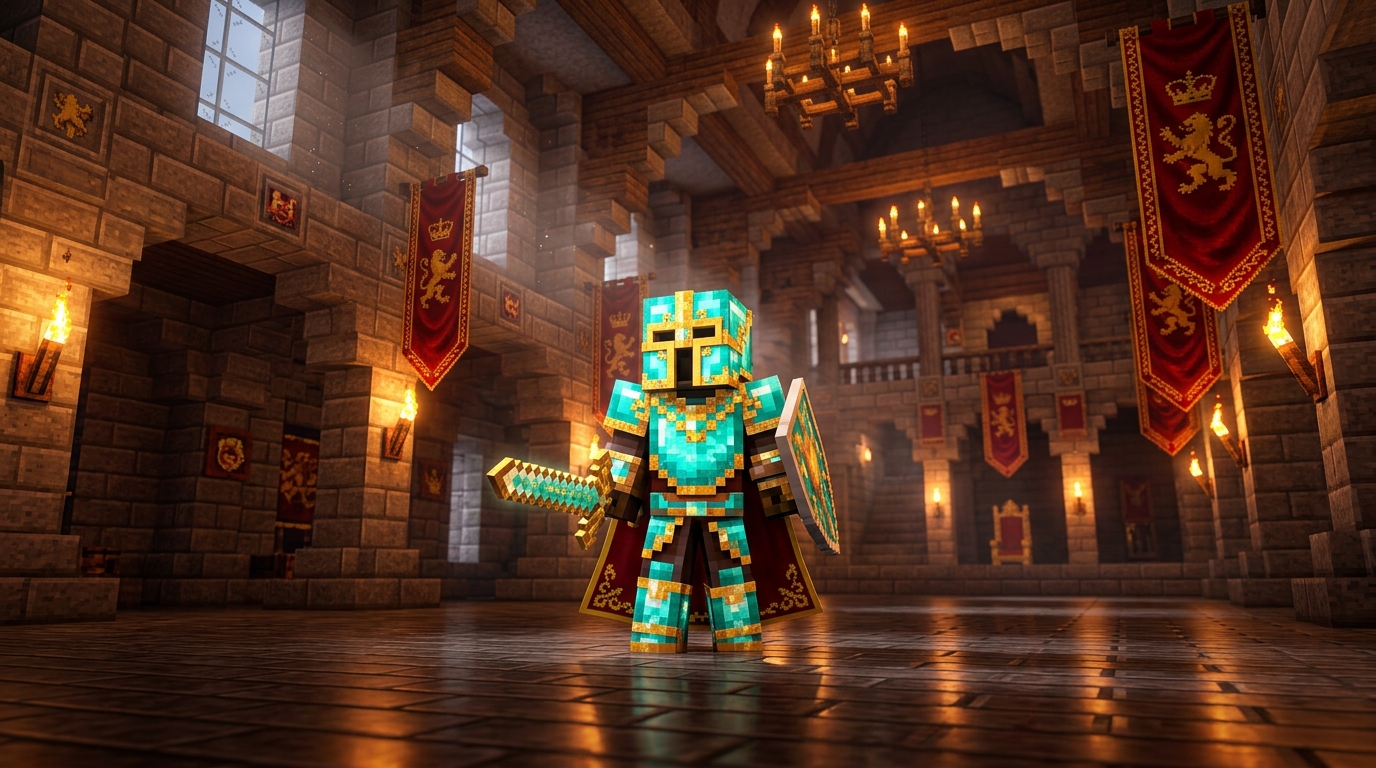 Royal Knight Aesthetics For Diamond And Gold Gear