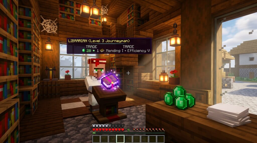 the best librarian villager trades for your surviv 1777024875152