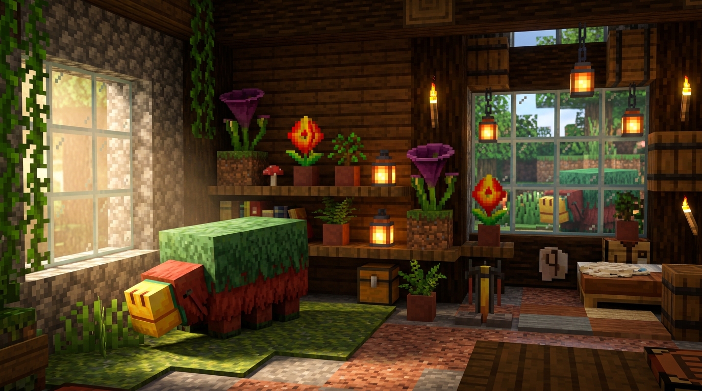 Decorating Your Base With Rare Ancient Flora