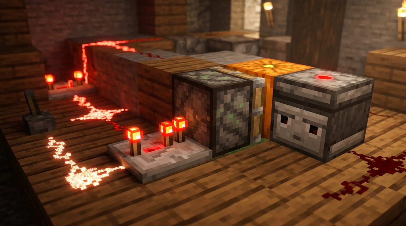 How To Build A Super Fast Automatic Pumpkin Carver Redstone Station Essential Redstone Components For Your Carving Machine