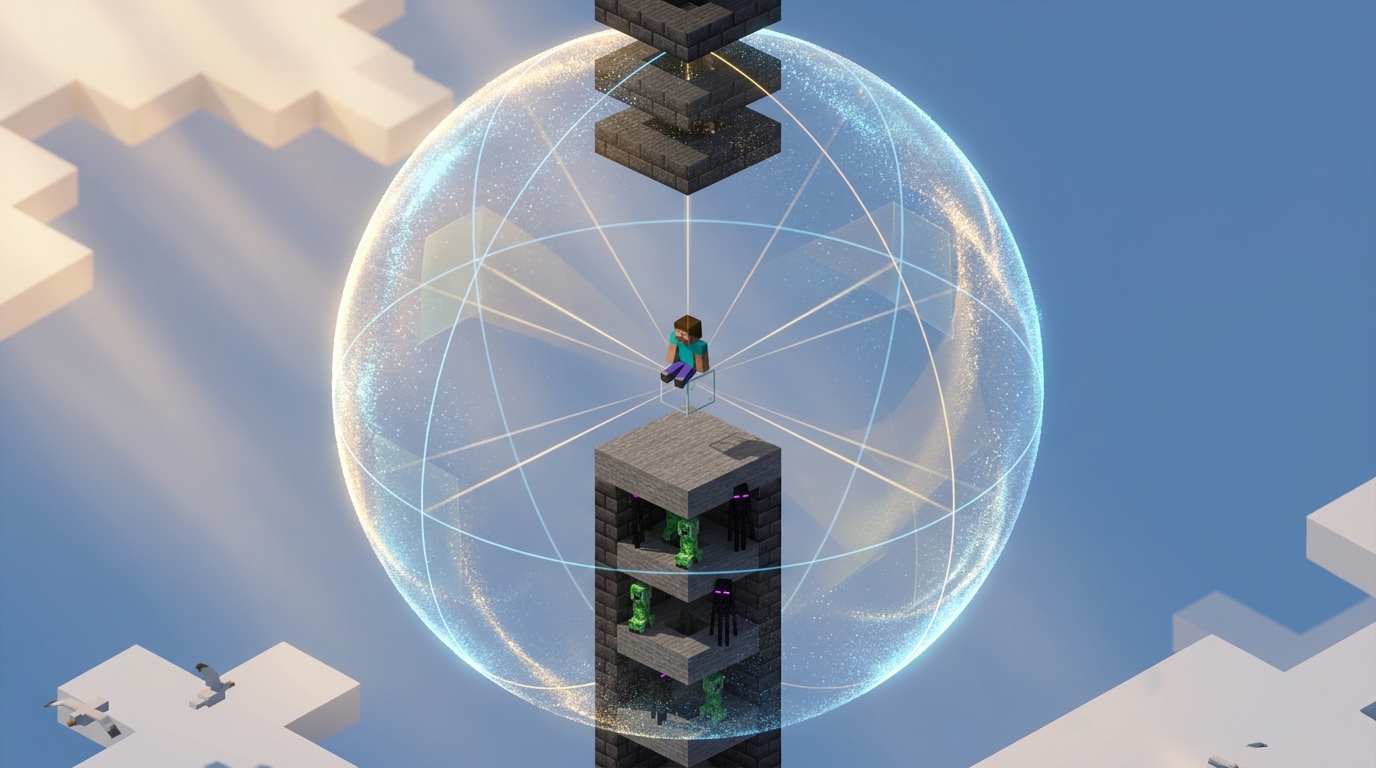 Mastering The Minecraft Mob Spawning Sphere For Better Farms Euclidean Geometry And Vertical Spawning Limits