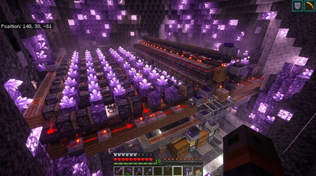 how to build a fully automatic amethyst farm in mi 1778493703381