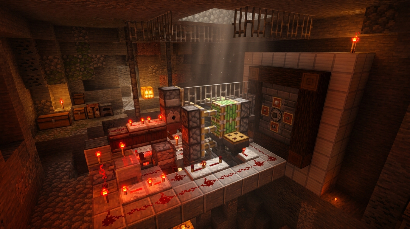 How To Build An Automatic Vault Cracker In Minecraft