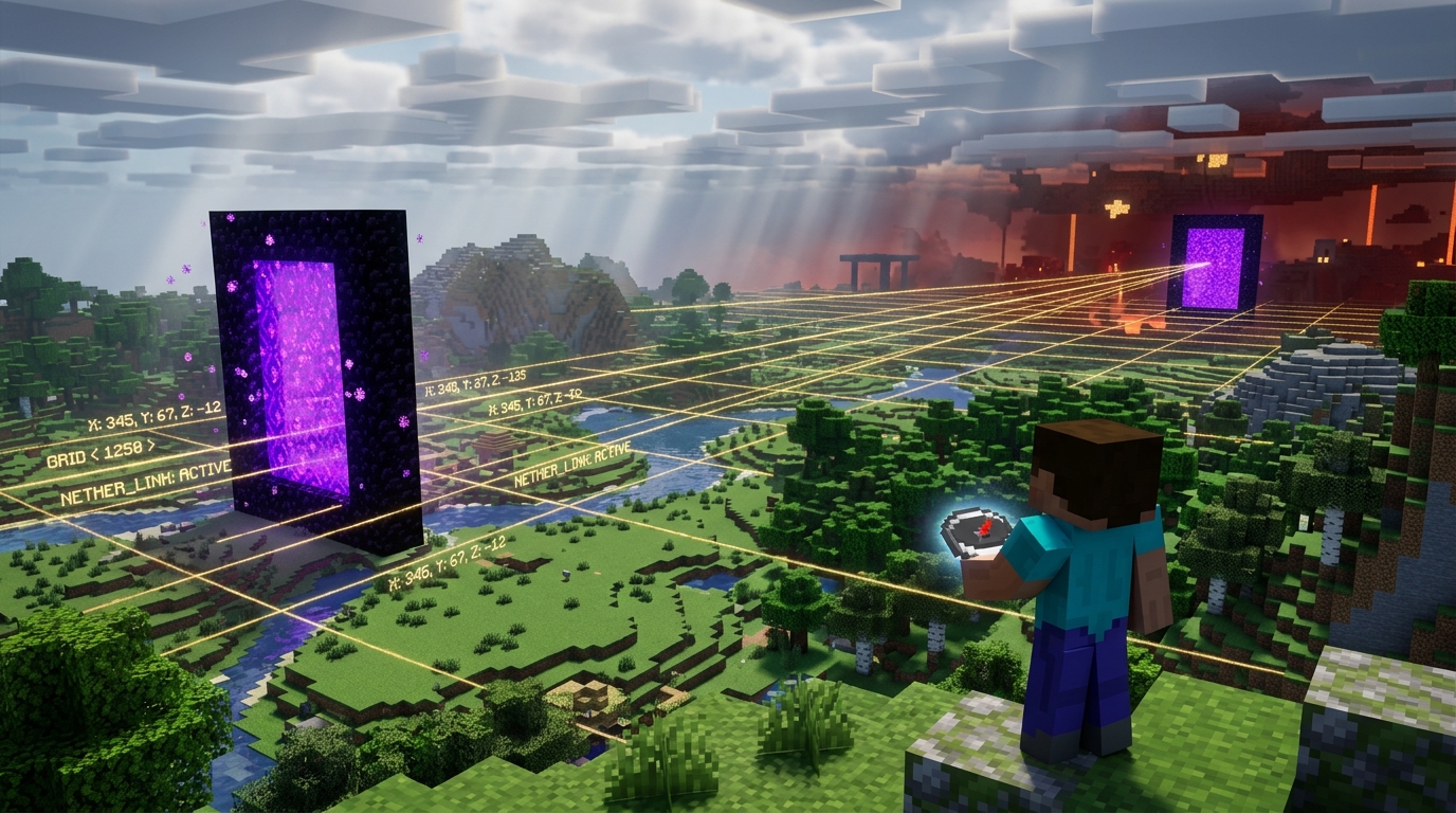 Master Your Dimensions With A Nether Portal Linking Calculator