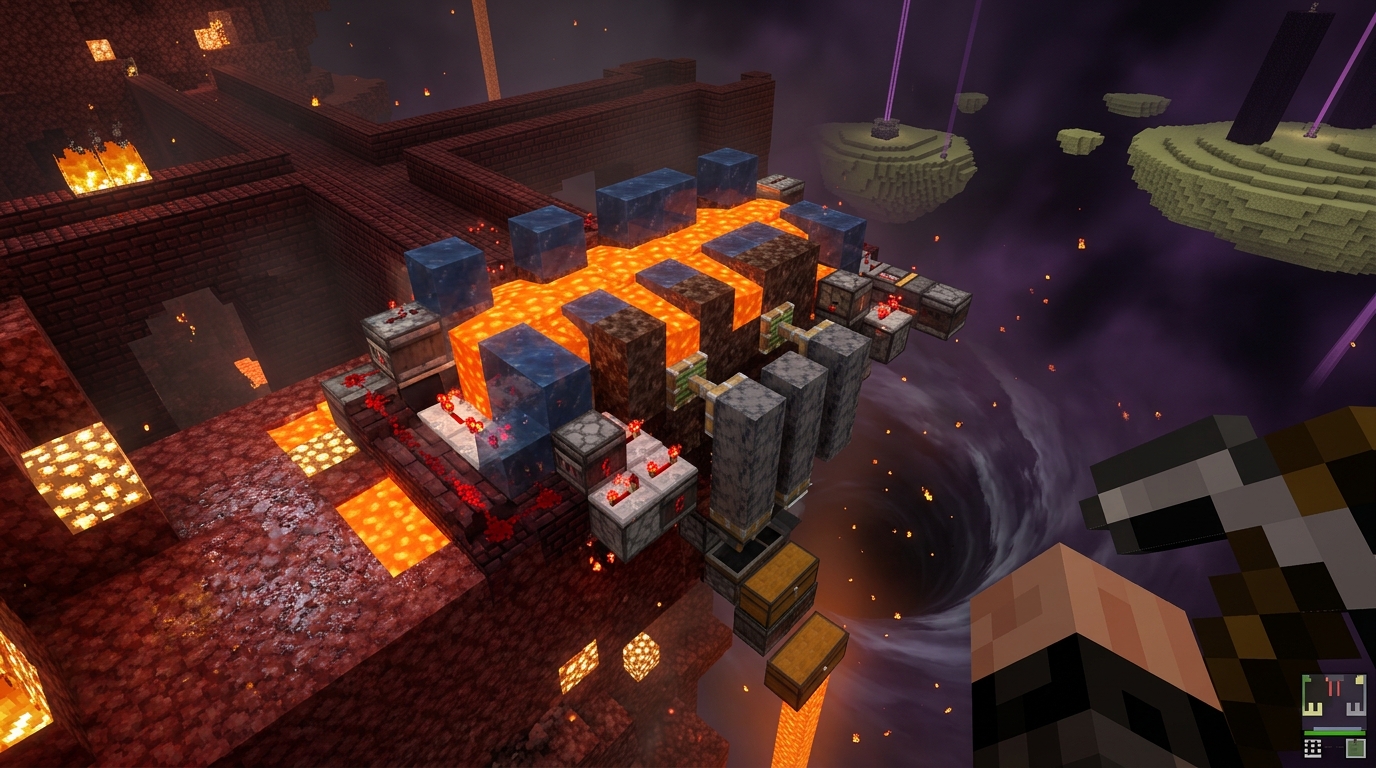 Maximizing Efficiency In The Nether And End