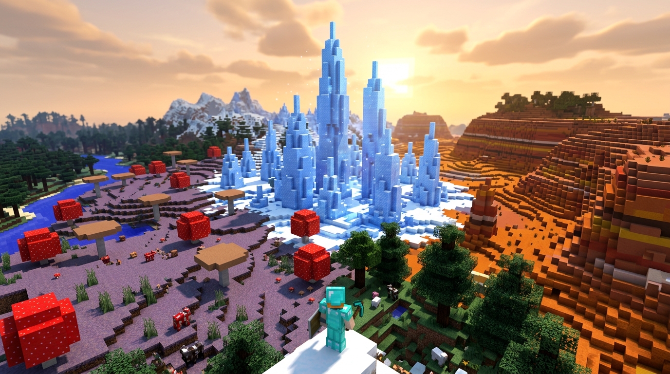 The Best Minecraft Seeds For Exploring Rare Biomes The Best Minecraft Seeds For Exploring Rare Biomes