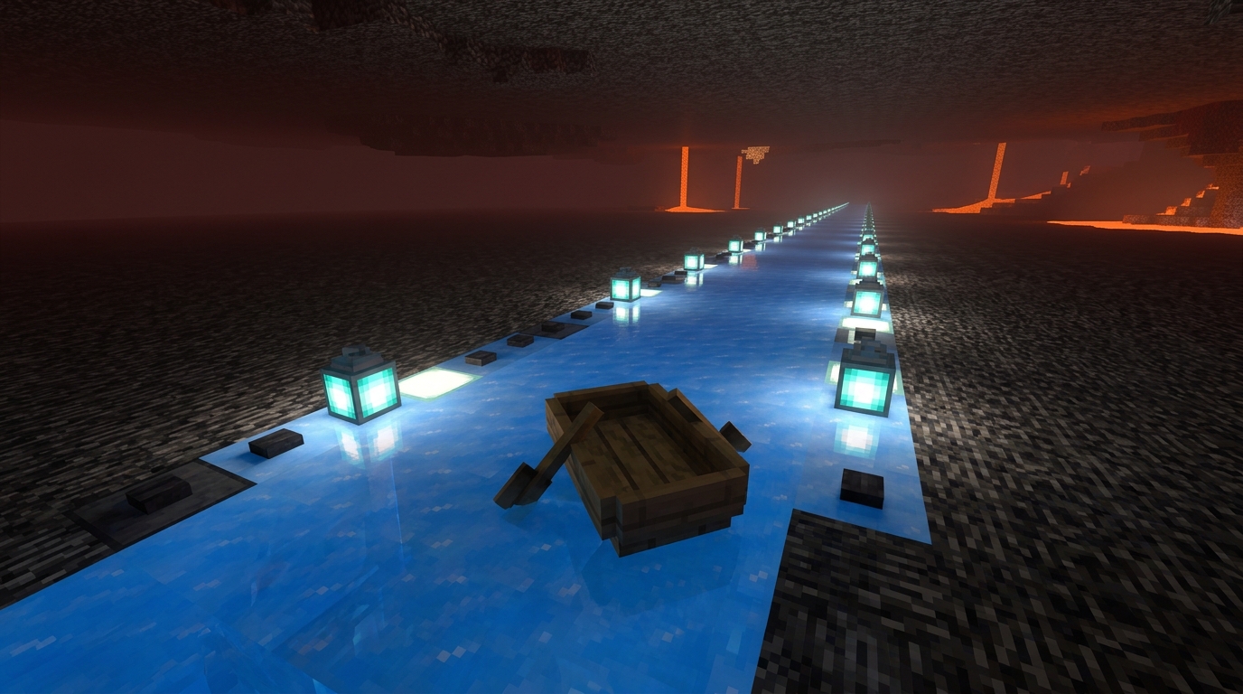 Engineering Your Nether Roof Ice Track