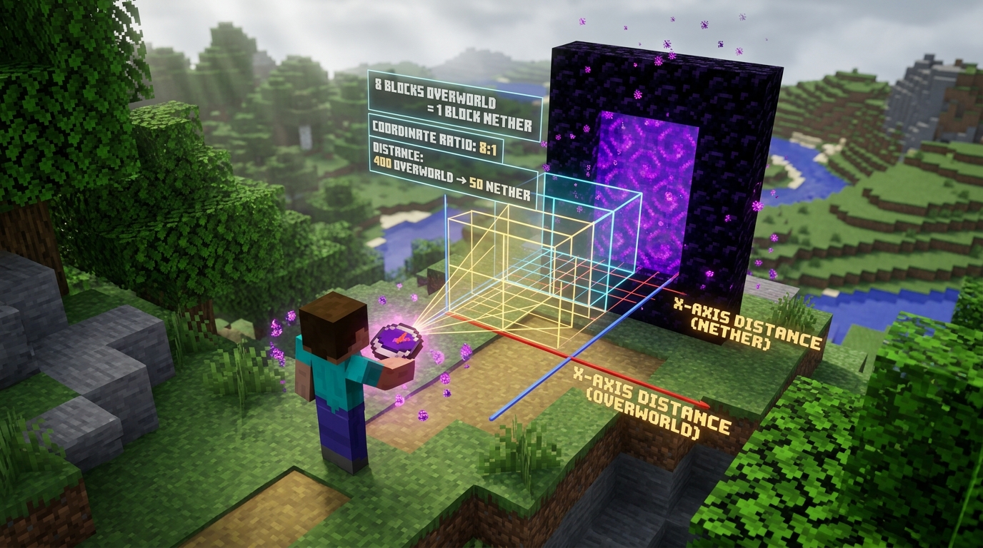 How To Master Nether Portal Coordinate Math For Perfect Linking How To Master Nether Portal Coordinate Math For Perfect Linking