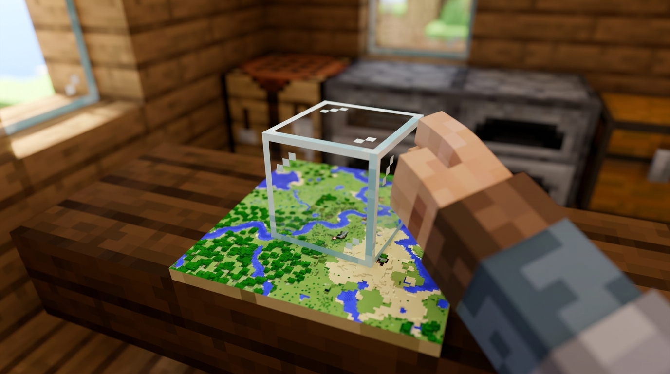 How To Create Custom Minecraft Map Art For Your Base Locking Your Map Design With Glass