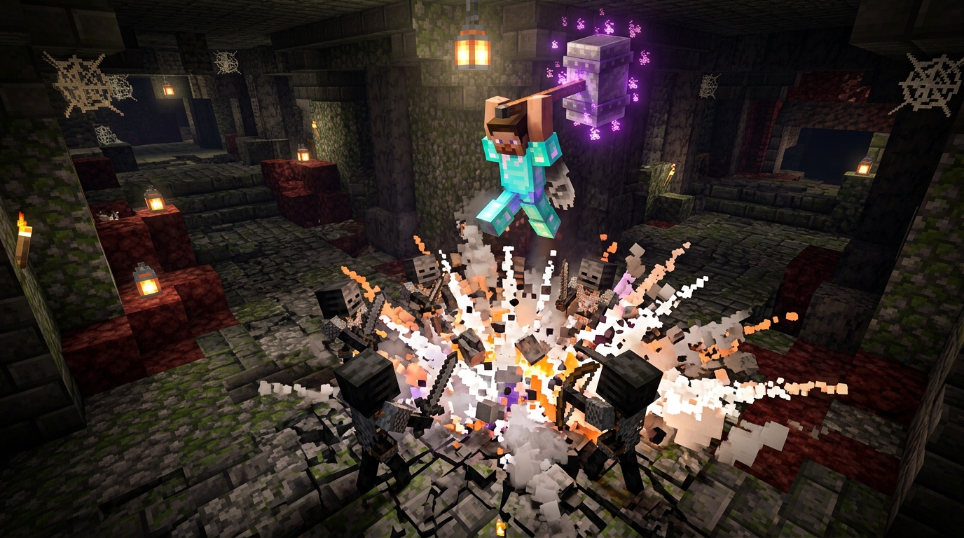 Maximizing Power With Density And Breach Enchantments