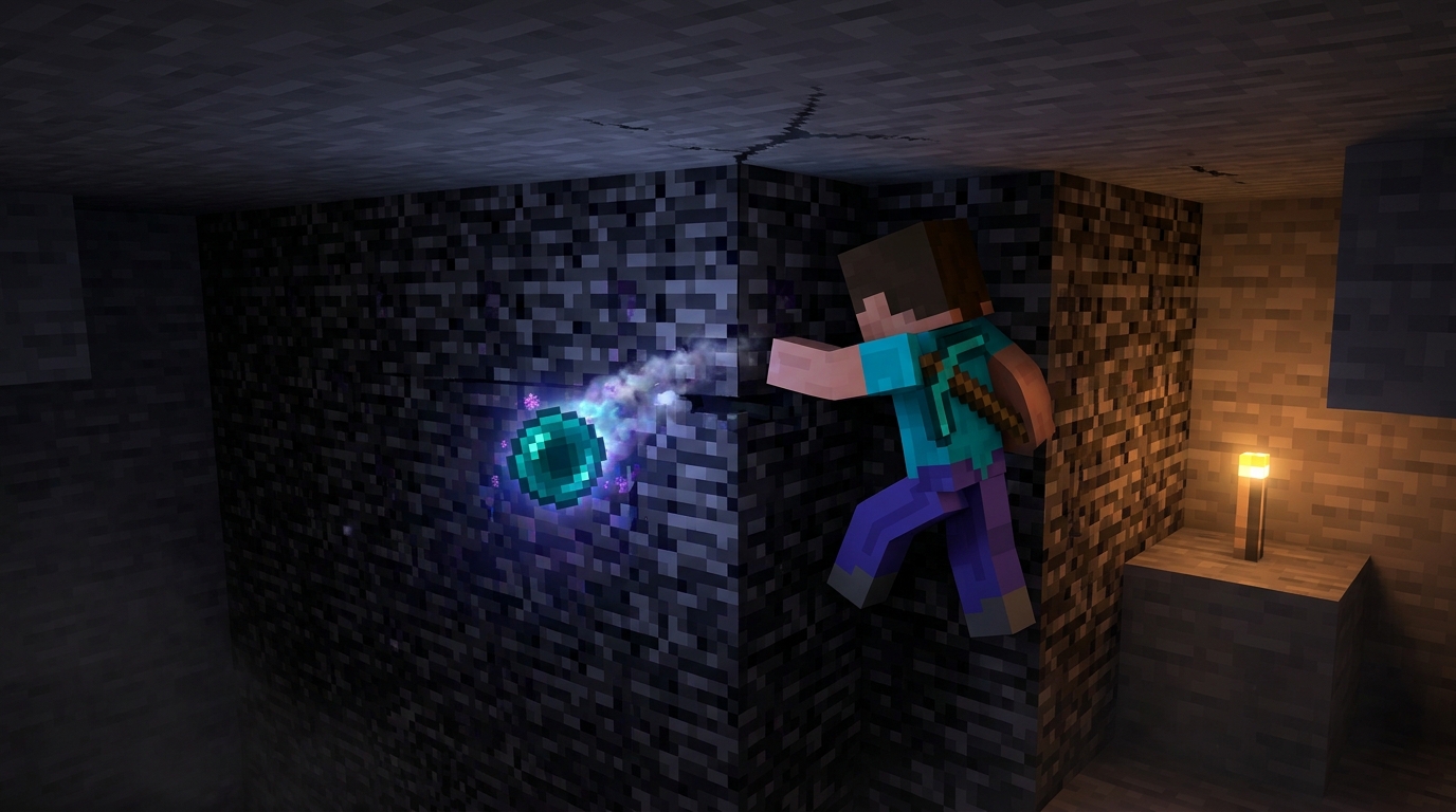 How To Use The Bedrock Wall Clip Method In Survival Minecraft Precision Ender Pearl Clipping Techniques