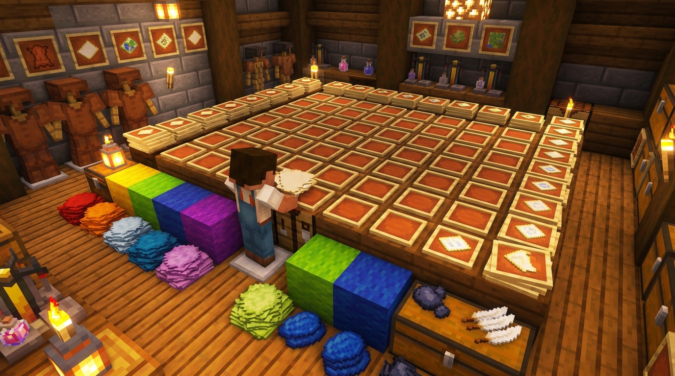 How To Create Custom Minecraft Map Art For Your Base Preparing Your Flat Map Art Canvas