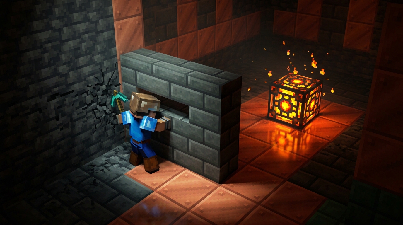 Best Trial Spawner Cheese Methods For Safe Loot Safe Corridor Mining And Wall Peeking