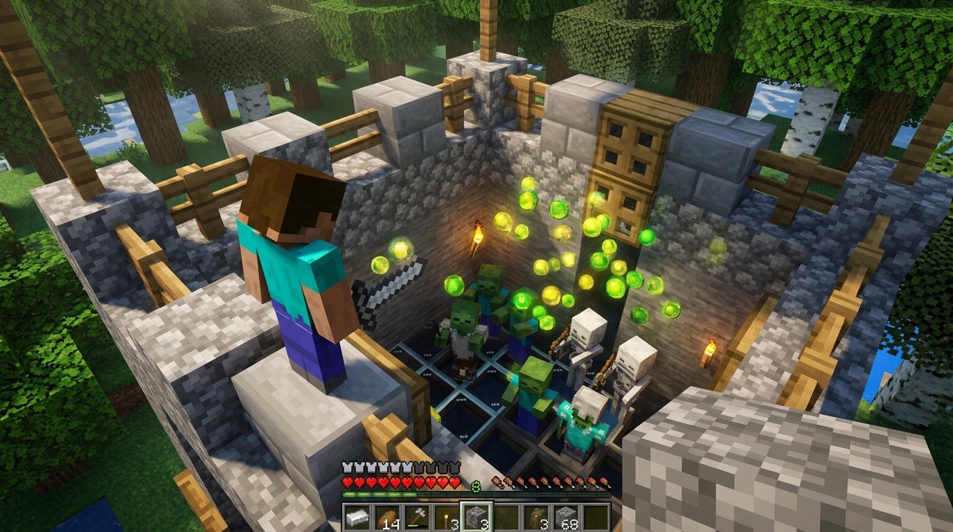 The Best Easy XP Farm Designs For Minecraft Beginners