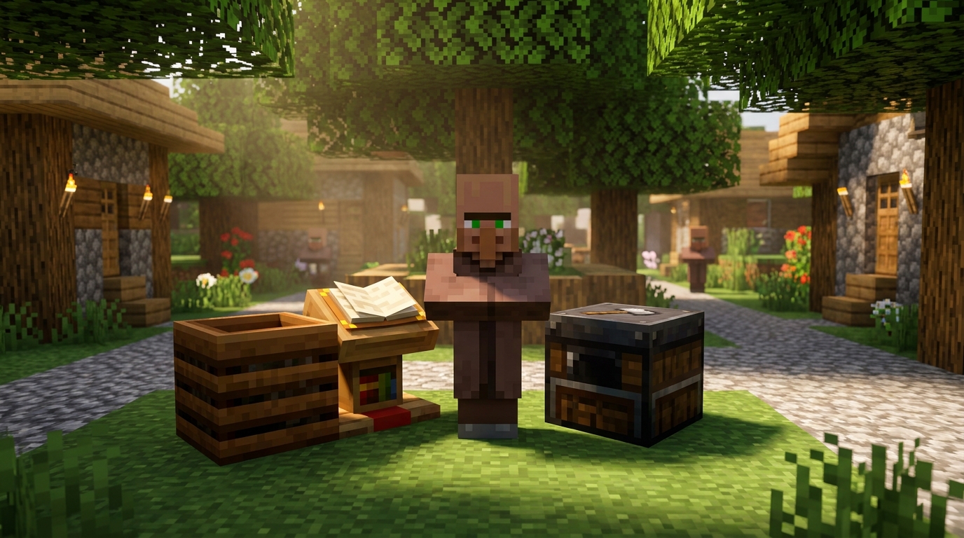 The Ultimate Minecraft Guide To Villager Job Blocks The Ultimate Minecraft Guide To Villager Job Blocks