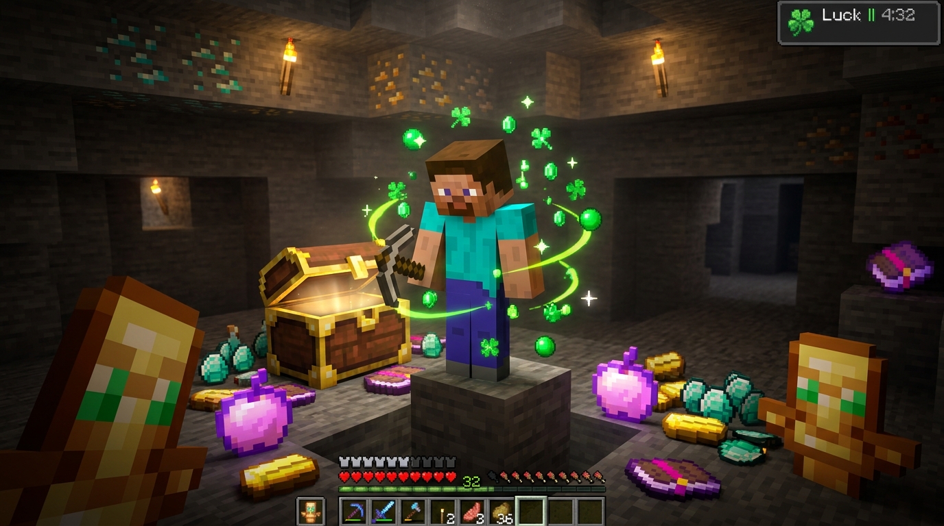 The Ultimate Minecraft Luck Effect Guide For Better Loot The Ultimate Minecraft Luck Effect Guide For Better Loot