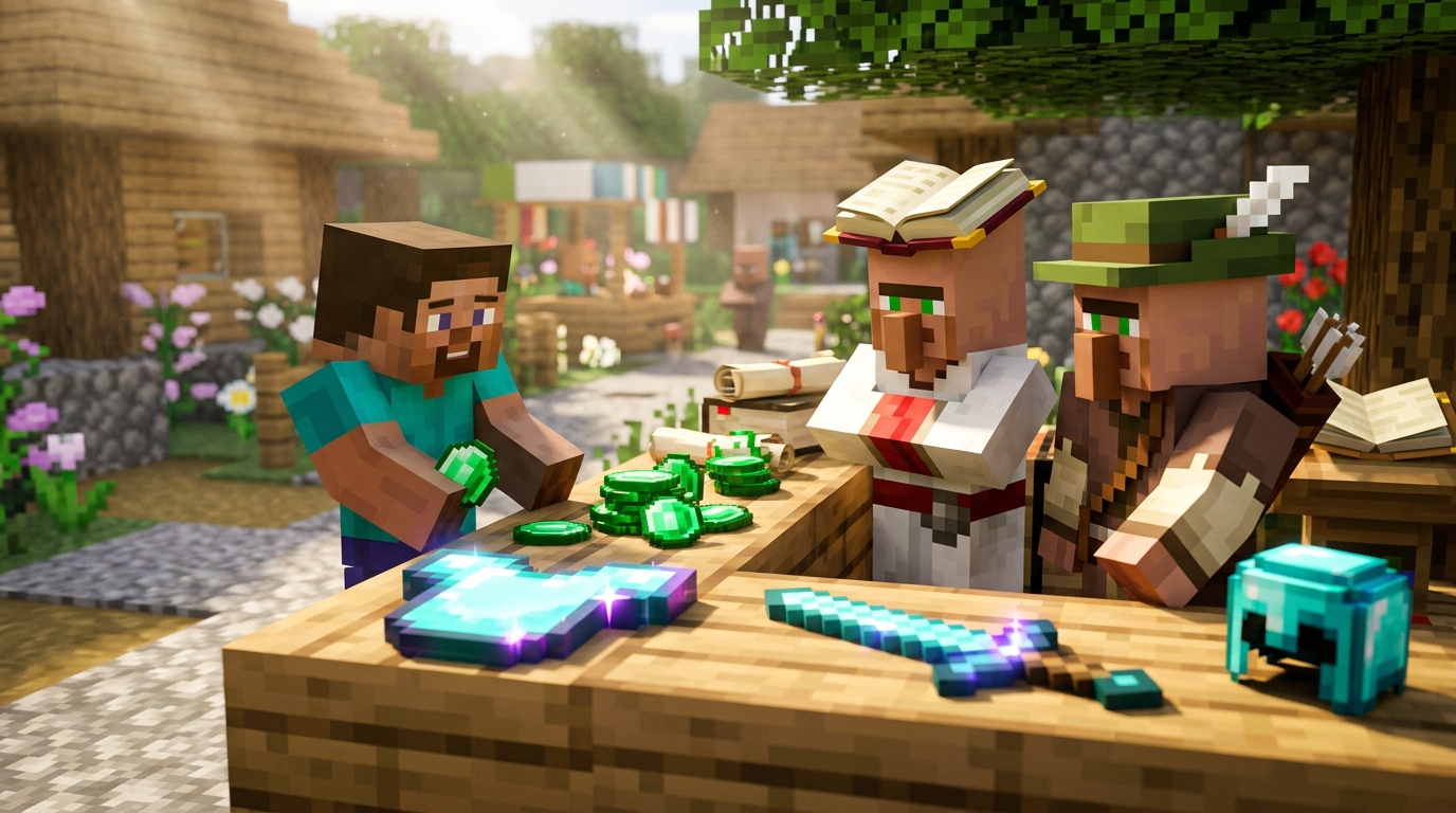 Best Villager Profession Combos For Infinite Emeralds And Diamond Gear