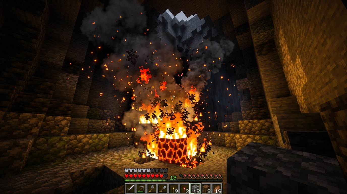 How to Use the Minecraft Bedrock Particle Command and Name List Essential Flame Smoke and Fire Particle Names