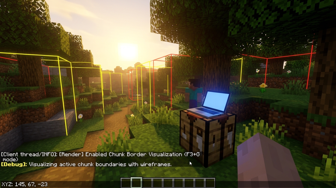 How to Show Chunk Borders in Minecraft Using Keyboard Shortcuts Fixing Shortcut Issues on Laptops and Mac