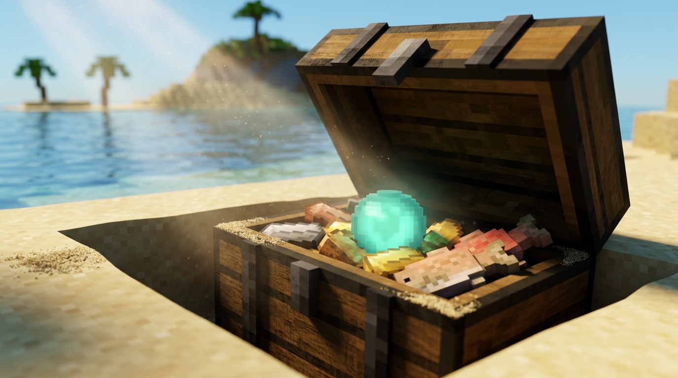 How To Find Every Buried Treasure Using Chunk Coordinates Guaranteed Loot And Heart Of The Sea