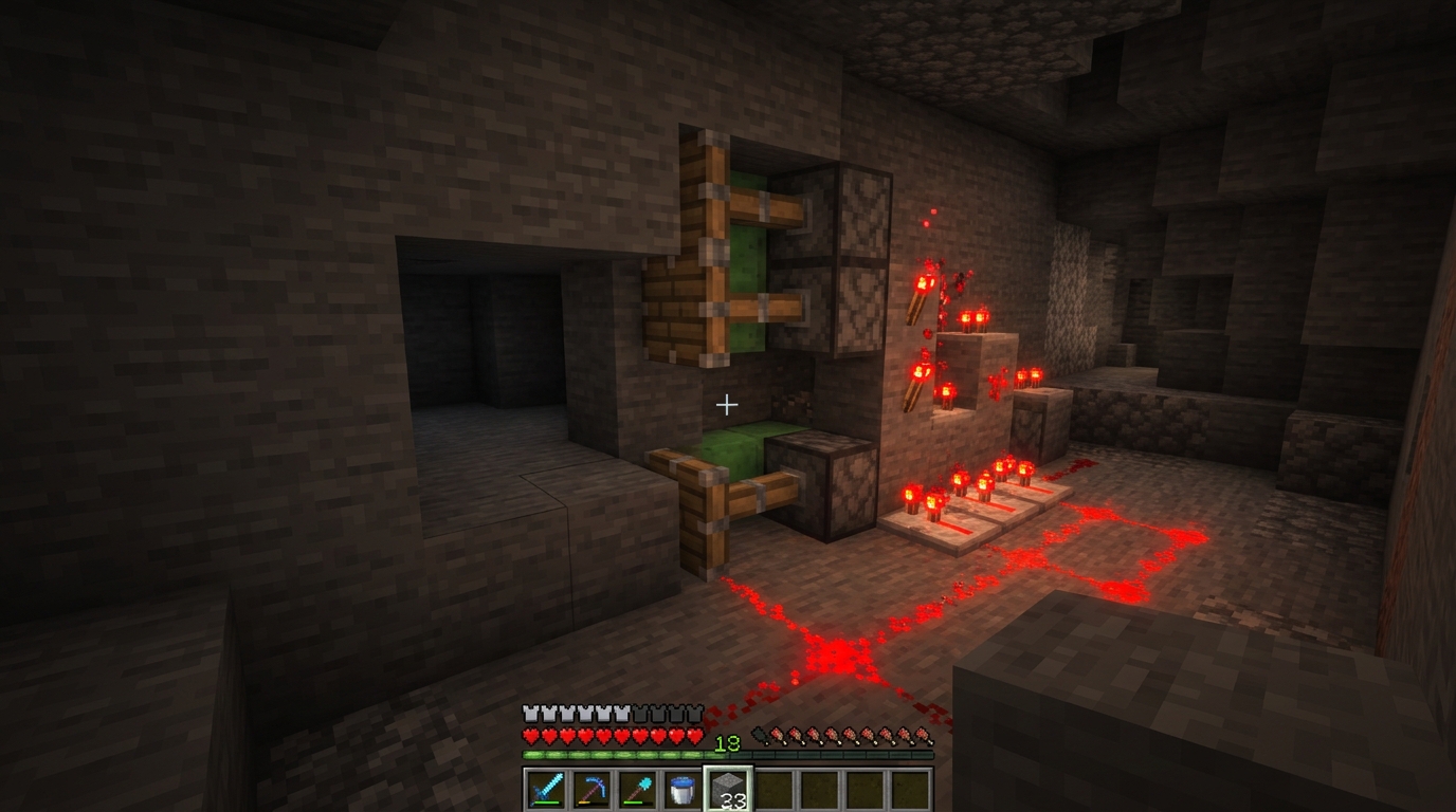 Easy Redstone Door Designs For Your Minecraft Base Hiding Your Entrance With Flush Jeb Doors