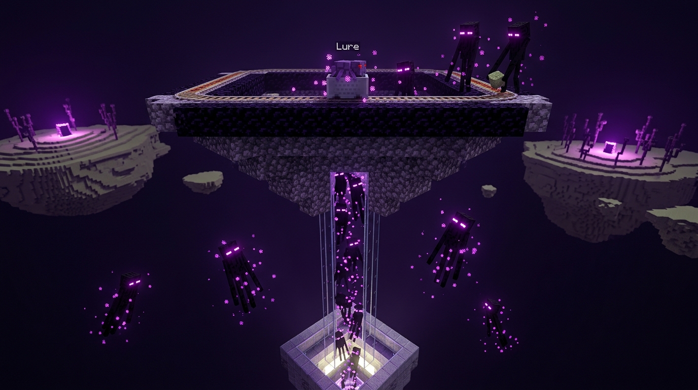 How To Build A Fast Enderman Experience Farm How To Build A Fast Enderman Experience Farm