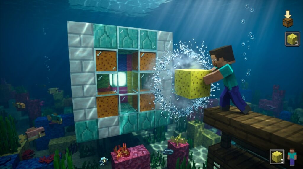 how to drain oceans fast with the sponge block dra 1785146594908