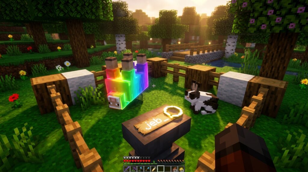 how to use secret name tag easter eggs in minecraf 1783159306839
