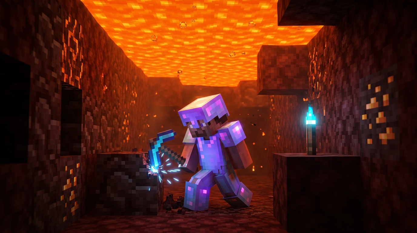 The Ultimate Guide To Efficient Netherite Mining Levels Navigate The Danger Zone Below Lava Lakes