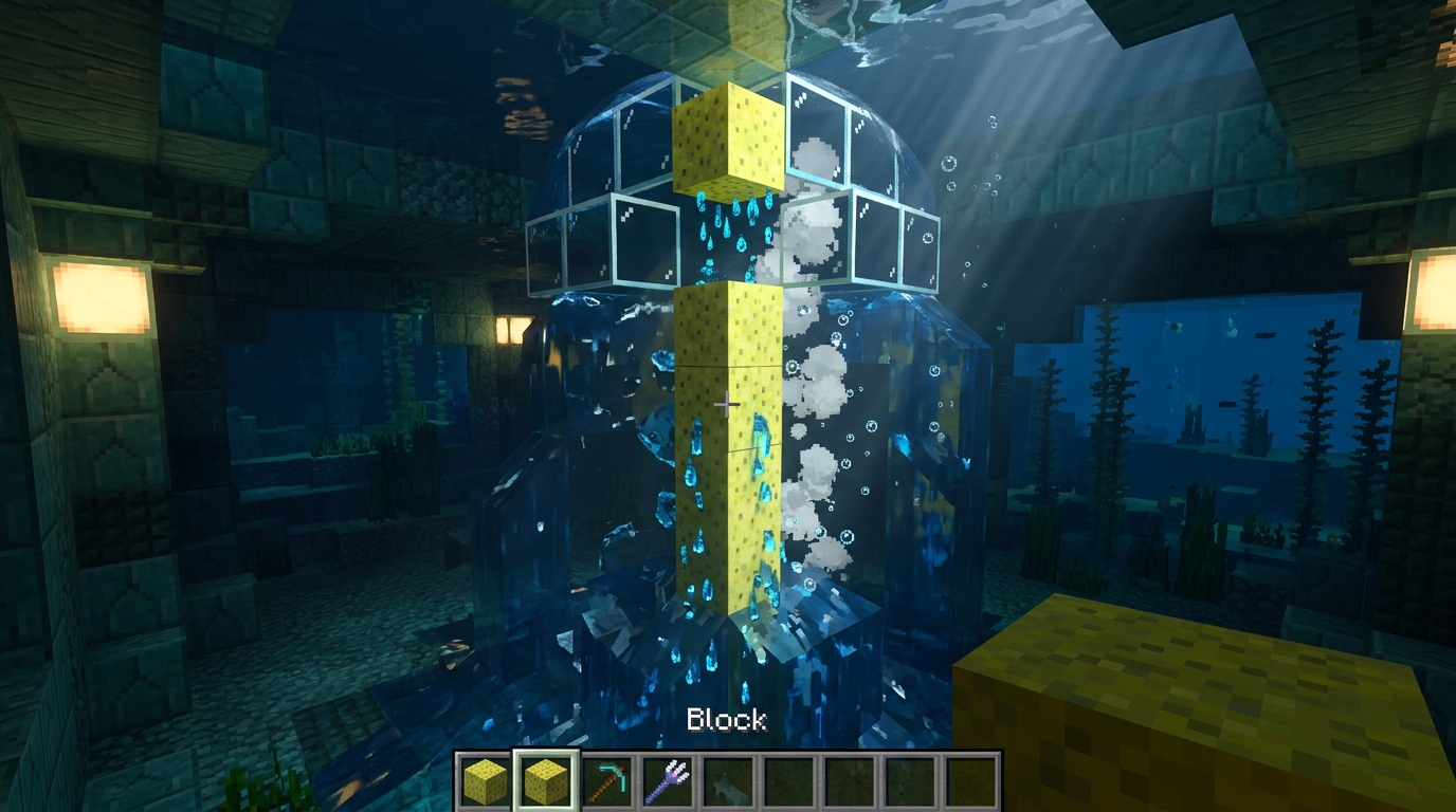 Top to Bottom Sponge Placement for Maximum Drying