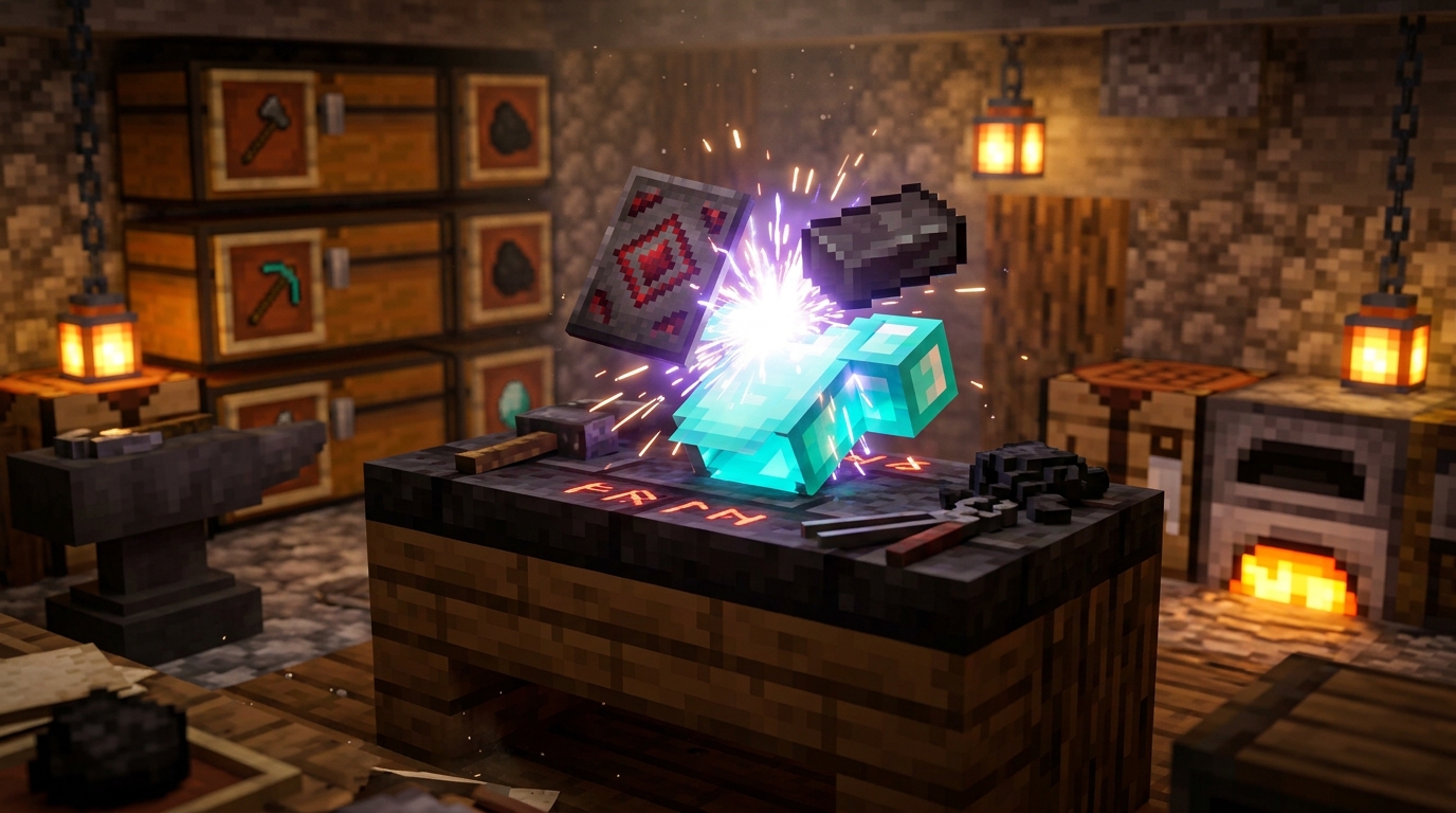 Using The Smithing Table For Upgrades