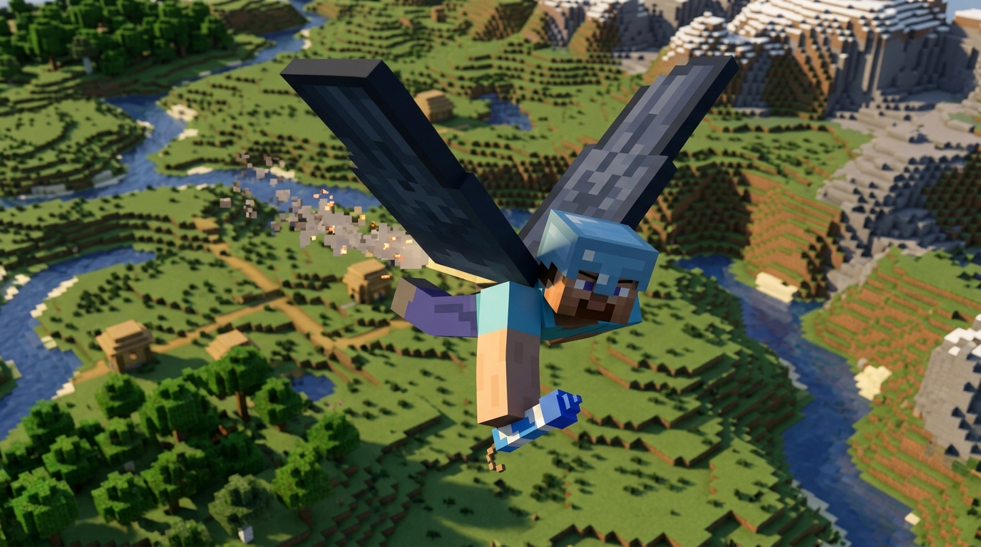 Elytra Firework Tutorial: Fly Safely Across Minecraft Avoid Elytra Fall Damage And Rocket Mistakes
