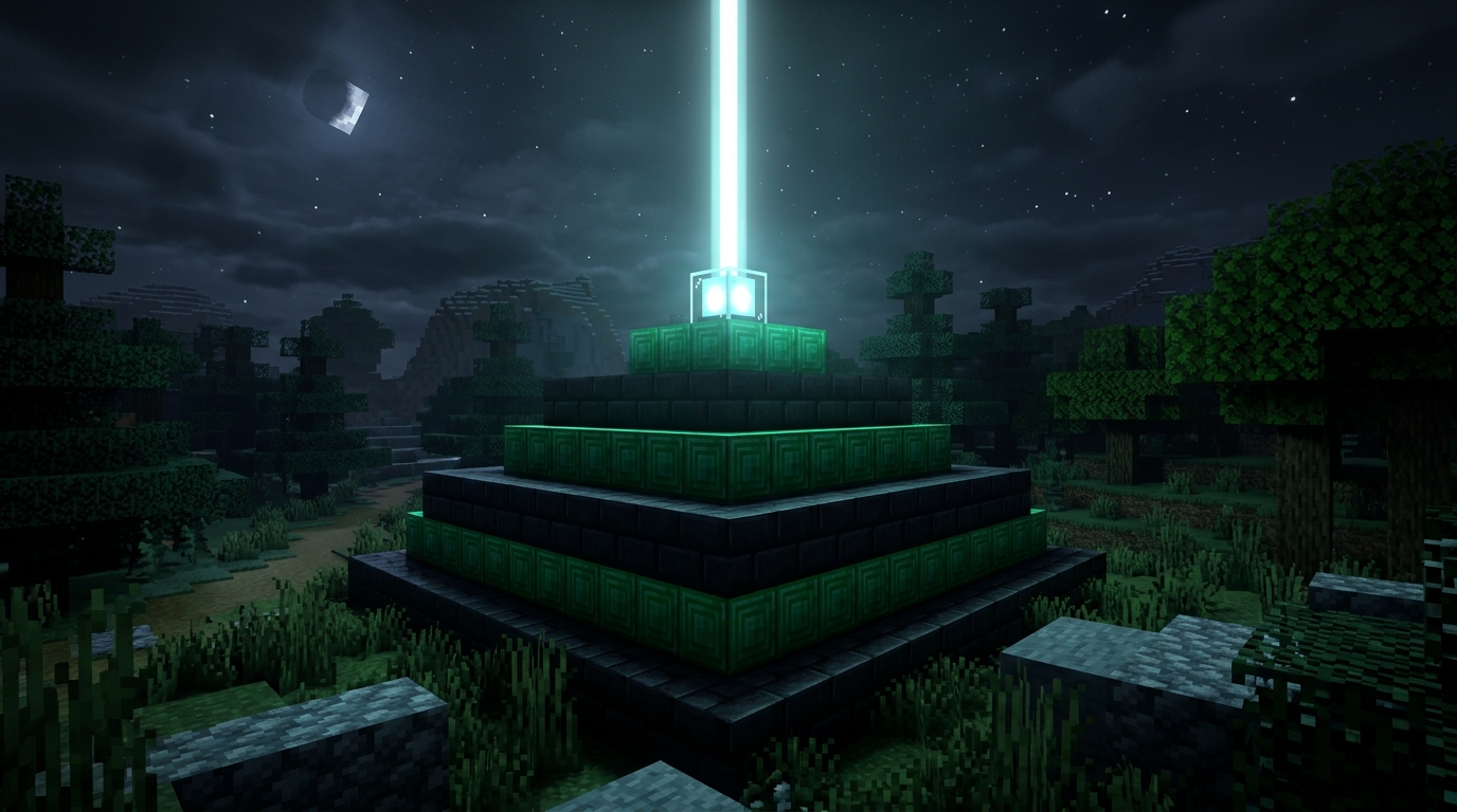 Beacon Recipe And Pyramid Levels