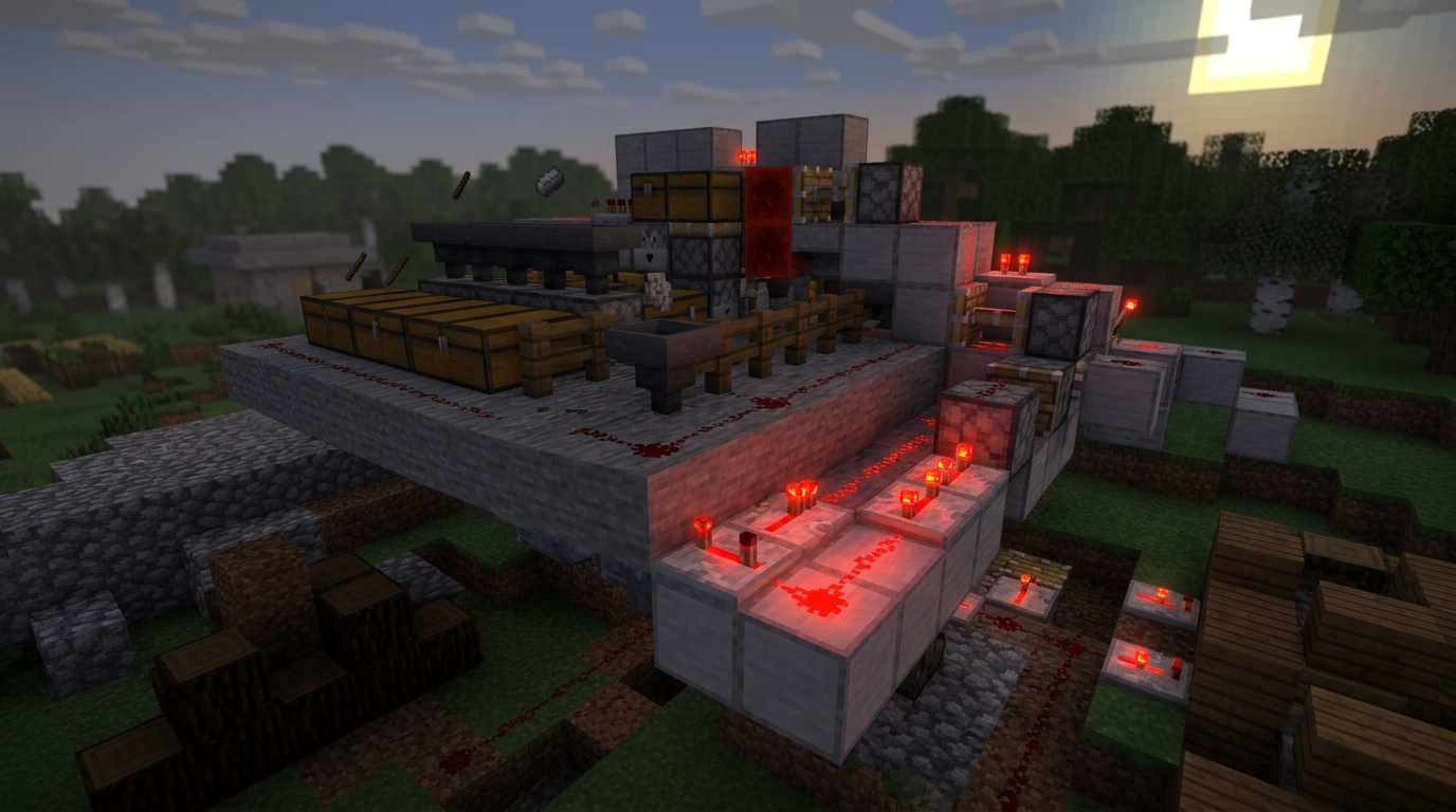 Chunk Loader Redstone In Minecraft Java Edition Chunk Loader Redstone In Minecraft Java Edition