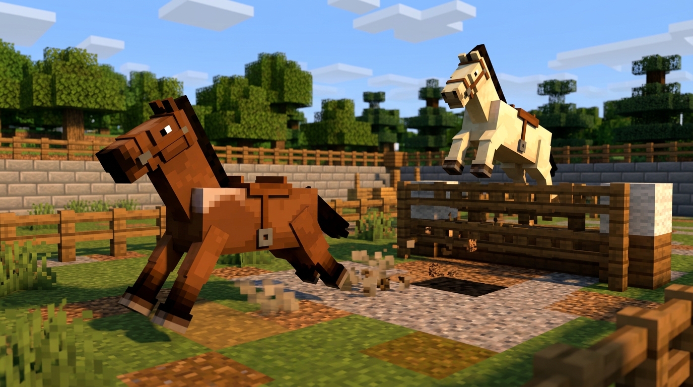 Minecraft Horse Taming Guide: Find, Tame, Equip, And Travel Faster Comparing Horse Speed And Jump Height
